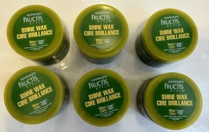 Garnier Fructis SHINE WAX Flexible 02 *Lot of 6 Tubs 75ml Each* - Picture 1 of 2