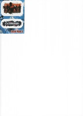  Iron Man 3 Movie Retail Only Sticker IM3-46 (Upper Deck, 2013) Tony Stark  - Image 1 of 2