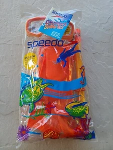 New SPEEDO Childrens Swim Set Mask Snorkel Fins Orange S/M Age 3-5 Shoe 12-2 - Picture 1 of 6