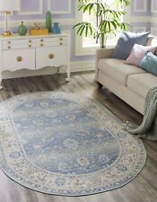 5' x 8' New Area Rug Blue H 55015 Home Decorative Art Soft Carpet Collectible