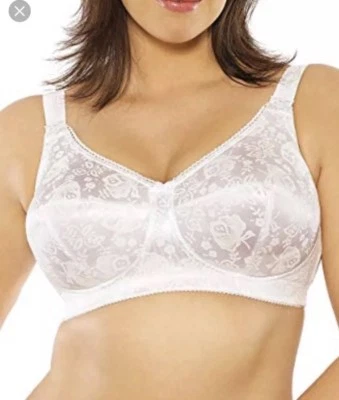 Goddess 36FF Splendid Florals Full Figure Soft Cup Bra BLACK 36FF NWOT - Image 1 of 4