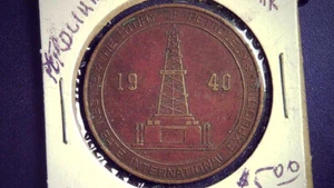 1940 "Story of Petroleum" Token San Francisco (Treasure Island) TC#278995 - Picture 1 of 2