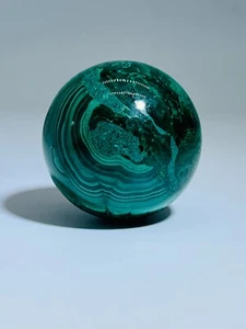 Bola de malaquita AAA Ø 52 mm 268 gramos decoración piedra curativa piedra natural piedra preciosa - Imagen 1 de 6