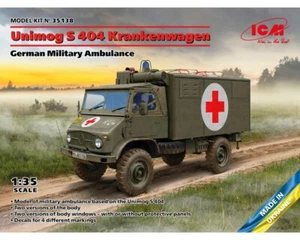 ICM Unimog S 404 Krankenwagen German Military Ambulance 1:35 35138 modellismo - Foto 1 di 15