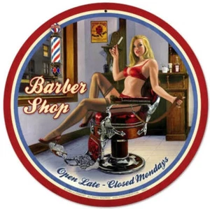Retro Barber Shop Vinyl Decal Sticker Waterproof - Picture 1 of 1