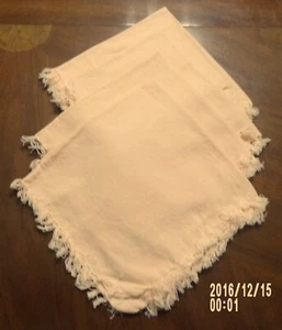 Napkins (3), Solid Light Peach, 16" x 16", Square - Picture 1 of 1