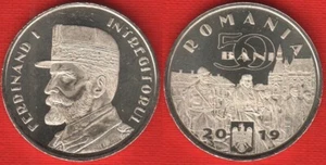 Romania 50 bani 2019 "King Ferdinand I the Unifier" UNC - Picture 1 of 1