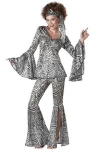 Disco Foxy Lady 70's Hippy Retro Adult Costume - Picture 1 of 1