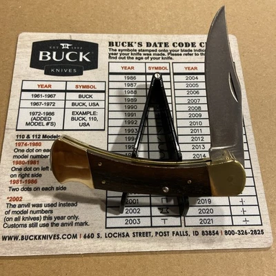 🔥Vintage Buck USA 110 1974-1980 2 Dot 🔥 - Image 1 of 4