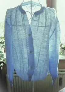 Strickjacke blau C&A Gr. 44!! - Bild 1 von 2