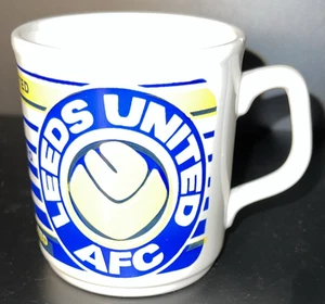 Vintage Leeds United AFC Football Mug Elland Road Made In England Soccer - Picture 1 of 8