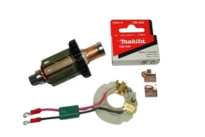 Makita Anker/Rotor+Kohlebürsten CB-440+Kohlebürstenhalter DDF458, DHP458 Neu! - Bild 1 von 1