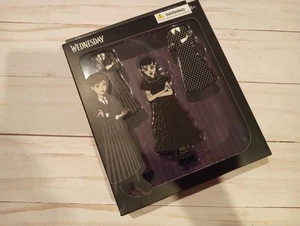 Loungefly Wednesday Addams Pin Wednesday Double Magnetic Pin with Dresses - Picture 1 of 3