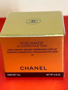 CHANEL SUBLIMAGE Generador de Resplandor Oculta Cuidado de Ojos 20 NUEVO Precintado 10g/0.35 - Imagen 1 de 7