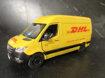 Mercedes Benz Sprinter DHL Delivery Truck Scale 1/48 Diecast Kinsmart Toy KT5426 - Image 1 of 4