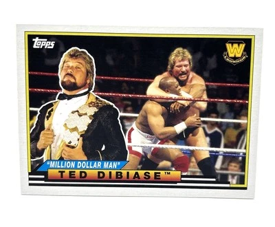 "Million Dollar Man" Ted DiBiase #BL-35 Big Legends 2018 Topps Heritage WWE - Image 1 of 2