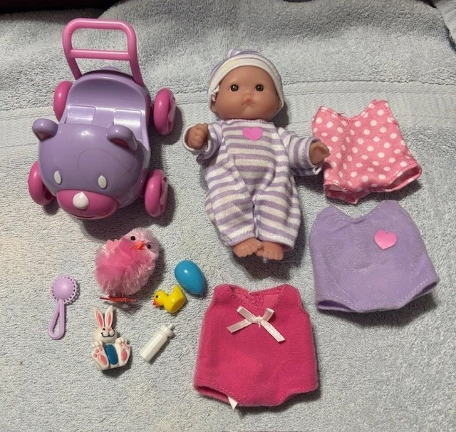 NEW 12 Piece Berenguer Doll Lots To Love Babies 5" Mini Nursery PlaySet NWOB - Image 1 of 4