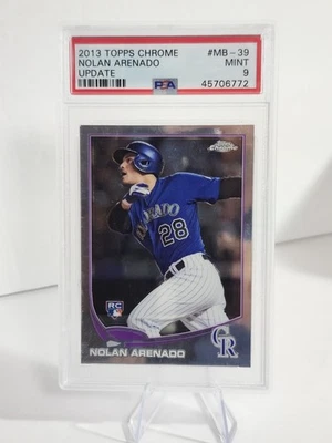 2013 Topps Chrome Update - Nolan Arenado #MB-39 (RC) PSA 9 Mint - Colorado  - Image 1 of 2