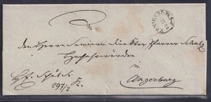 75301) KÖNIGSBERG Ostpreußen ca. 1830 Briefhülle nach Angerburg - Picture 1 of 2