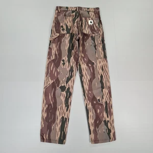Carhartt WIP Womens Trousers Brown 24 Boyfriend Pierce Pant Camo Carpenter - Picture 1 of 10