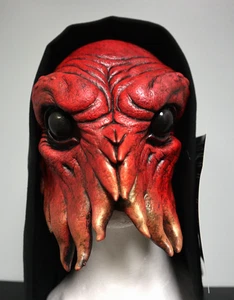 Hooded Sea Monster Squid Creature - Zagone Studios "Ink Blot" Rare Handmade Mask - Bild 1 von 9