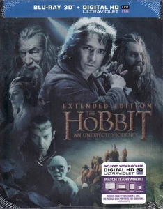 The Hobbit: An Unexpected Journey Extended Edition 3D / Digital Ultraviolet ... - Picture 1 of 2