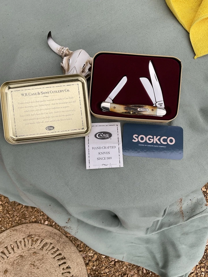 Чехол глупый красивый черная пятница специальный олень стокман нож - Изображение 1 из 4