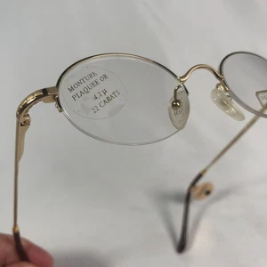 VUILLET VEGA Prestige 466 46-21 Brille GOLD PLATED Eyeglasses Damen PARIS NOS - Bild 1 von 12