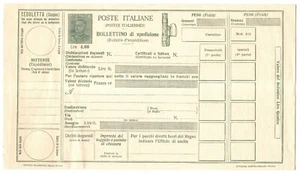 1930/37 Regno d'Italia - Bollettino Pacchi Postali "Giubileo" 4 L. verde nuovo - Imagen 1 de 1