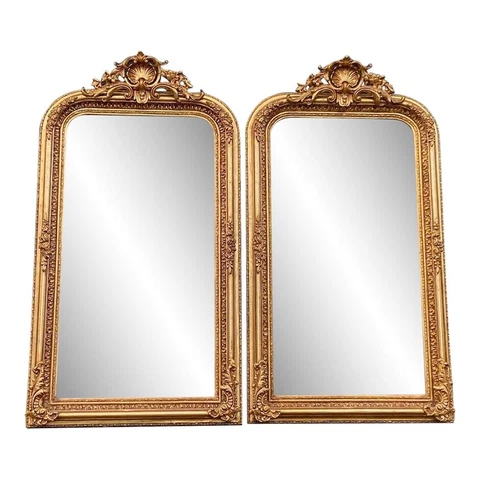 French Louis XVI Style Full Length / Floor Mirror - a Pair Cover