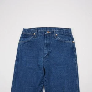 WRANGLER 13MWZ Original Fit Cowboy Cut Jeans Med Wash Denim Mens 31x39 - Picture 1 of 8