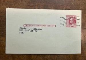 USPosal Card 1951 Scott UX38 used Legion Election Rochester MN - Picture 1 of 2