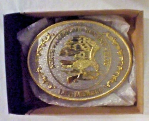 North American Hunting Club Life Member Belt Buckle - Picture 1 of 5
