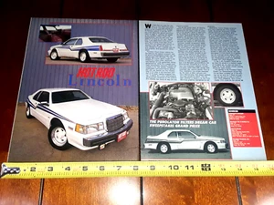 1988 LINCOLN MARK VII LSC HOT ROD ORIGINAL ARTICLE - Picture 1 of 12