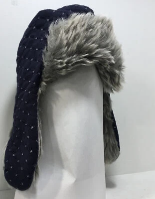 Bebé Niños Robeez Imitación Piel Azul Marino Acolchado Trampero Solapa Sombrero Talla 0-12 M Nuevo con Etiquetas Foto 1 de 4