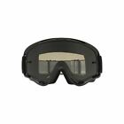 Oakley Xs O Frame Sand Mx Motocross Goggle Jet Black Clear & Grey Lens Off Road