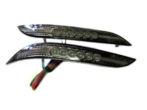 Lente de humo reflector de parachoques trasero LED para BMW Serie 5 E60 E61 03-10 - Imagen 1 de 3