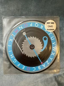 OMD - TELEGRAPH - PICTURE DISC 7" VINYL SINGLE - 1983 - VSY 580 - SYNTHPOP - Imagen 1 de 2
