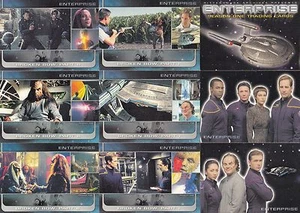 Juego completo de cartas base de 81 TV Star Trek Enterprise temporada 1 2002 Rittenhouse - Imagen 1 de 2