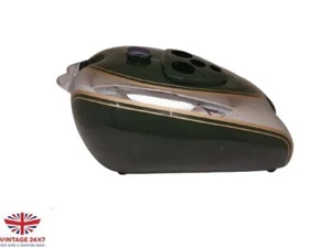 Fit For BSA M20/21 Dlx M22 M23/24 Chrome & Dark Green Petrol Tank 1938-40 - Picture 1 of 5