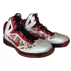 Nike Hyperchaos Herren Gr. 11 Basketballschuhe weiß schwarz rot 536841-101 - Bild 1 von 12