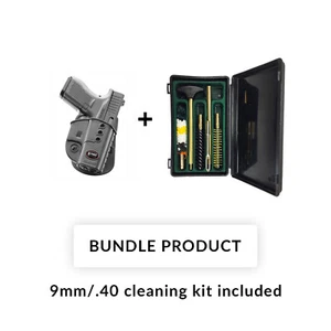 Fobus Model GL-42ND Left Hand **BUNDLE** Paddle Holster For Glock 42 New Design! - Picture 1 of 10