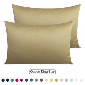 Juego de 2 fundas de almohada 100 % algodón lavables a máquina para niños pequeños Queen King - Imagen 1 de 113