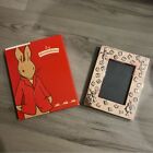 Reed and Barton musical frame holds 3x5” photo silver plated bunnies and blocks 