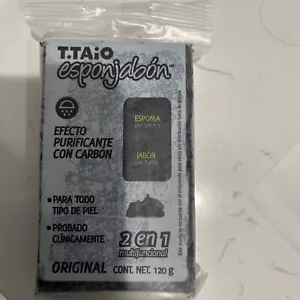 T.TAiO Esponjabon Exfoliante con Carbón - Esponja de Jabón Purificador de Carbón - Imagen 1 de 2