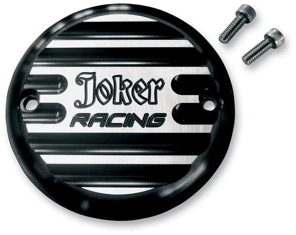 Cubierta de puntos de máquina Joker - Finned Joker Racing - Negro anodizado 02-98JFB Foto 1 de 4