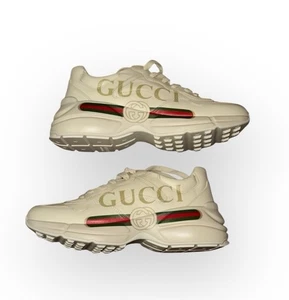 Gucci Rhyton “Vintage Logo” Sneakers - Picture 1 of 9