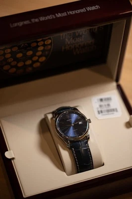 浪琴 Master Collection 蓝色表盘 40 毫米自动表 L2.793.4.92.0 手表 — 第 1/4 张图片