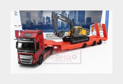 Camión excavadora Trasporto Escavatore 1:43 BURAGO Volvo Fh16 XL 750 BU32312-32310 Foto 1 de 2
