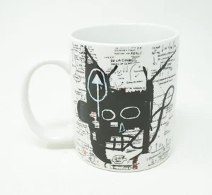 JEAN-MICHEL BASQUIAT Brooklyn Museum HANDLED 3 3/4” Coffee MUG - Picture 1 of 6